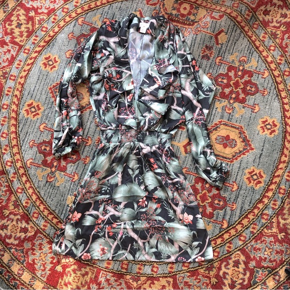 NWOT Johanna Ortiz x H&M Floral Dress - Picture 4 of 5